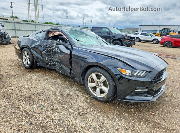 1FA6P8AM4G5224610 2016 FORD MUSTANG Black Delantero derecho