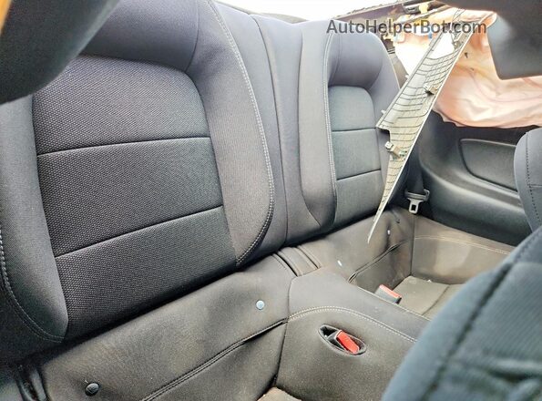 1FA6P8AM4G5224610 2016 FORD MUSTANG Black Vista de los asientos traseros