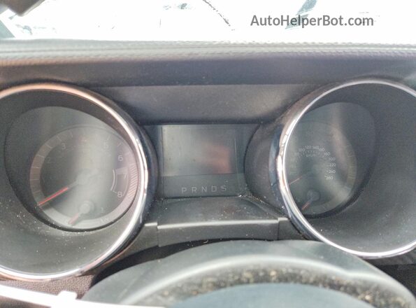 1FA6P8AM4G5224610 2016 FORD MUSTANG Black Vista del cuadro de instrumentos
