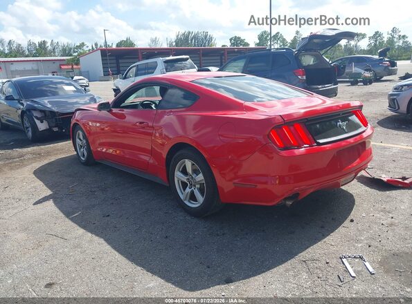 1FA6P8AM4G5321578 2016 FORD MUSTANG Красный Задняя левая четверть