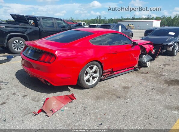 1FA6P8AM4G5321578 2016 FORD MUSTANG Красный Задняя правая четверть