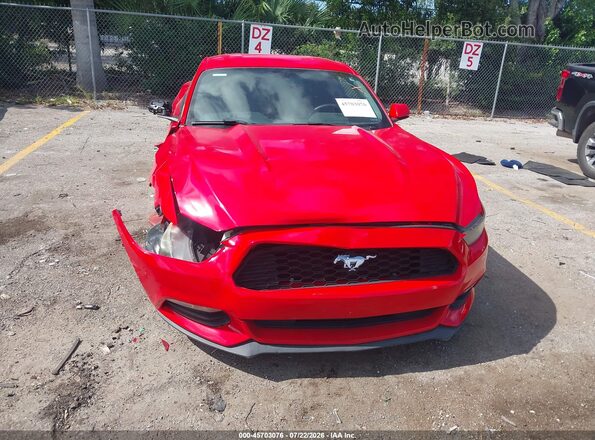 1FA6P8AM4G5321578 2016 FORD MUSTANG Красный Вид щитка приборов