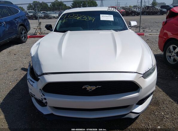 1FA6P8AM4H5230585 2017 FORD MUSTANG White Вид щитка приладів