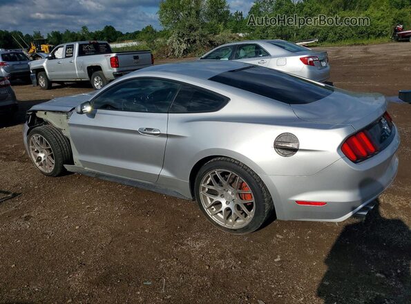 1FA6P8AM4H5343582 2017 FORD MUSTANG Серебряный Задняя левая четверть