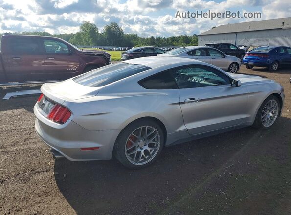 1FA6P8AM4H5343582 2017 FORD MUSTANG Серебряный Задняя правая четверть