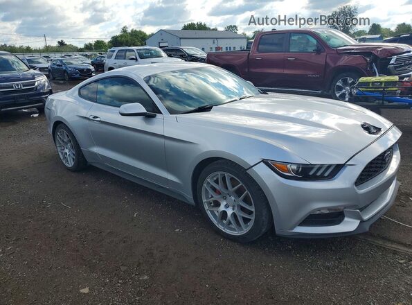 1FA6P8AM4H5343582 2017 FORD MUSTANG Серебряный Передняя правая четверть