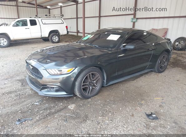 1FA6P8AM5G5210084 2016 FORD MUSTANG Green Vista tres cuartos delantera izquierda