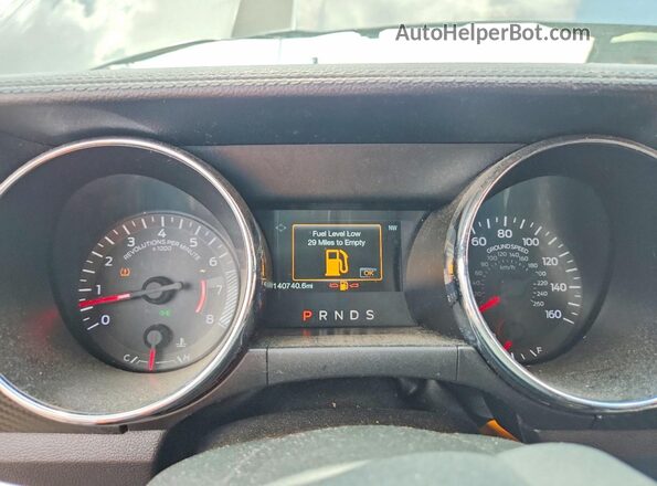 1FA6P8AM5G5219223 2016 FORD MUSTANG Gray Widok zestawu wskaźników