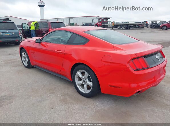 1FA6P8AM5G5284072 2016 FORD MUSTANG Red Rear left