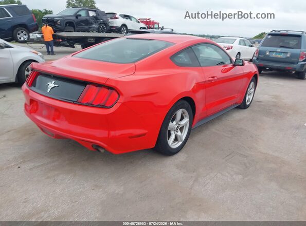 1FA6P8AM5G5284072 2016 FORD MUSTANG Red Rear right