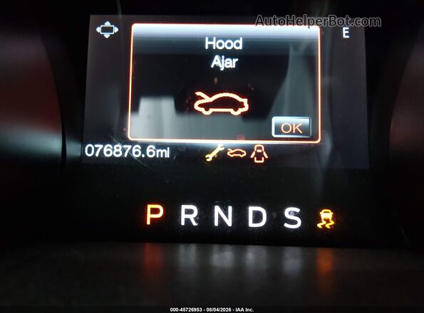 1FA6P8AM5G5284072 2016 FORD MUSTANG Red Instrument cluster view