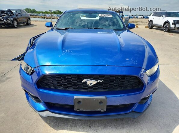 1FA6P8AM5H5330002 2017 FORD MUSTANG Blue წინა ხედი