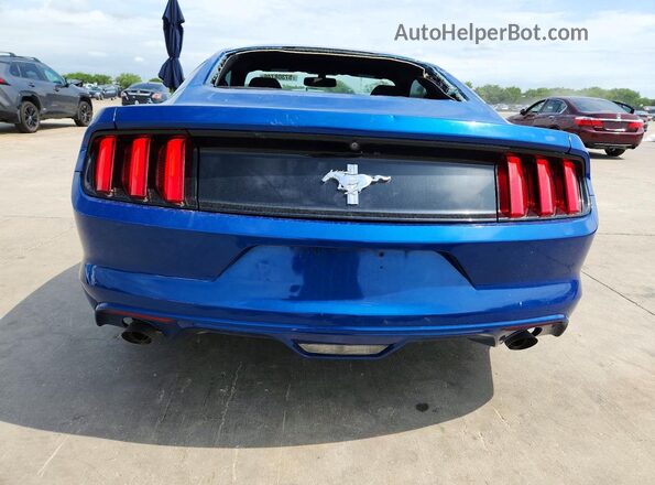 1FA6P8AM5H5330002 2017 FORD MUSTANG Blue უკანა ხედი