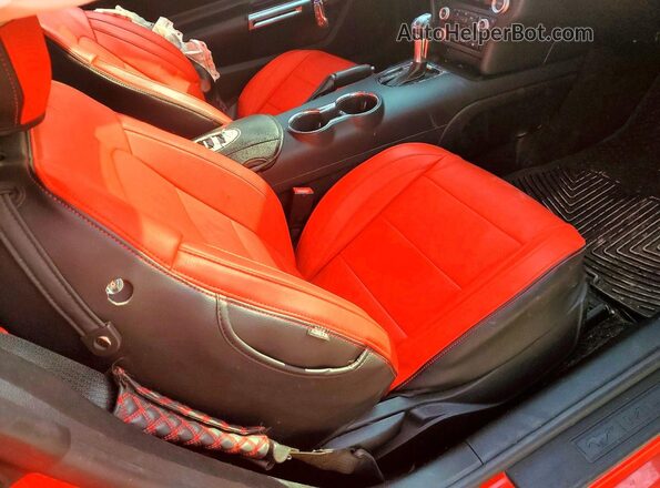 1FA6P8AM6G5267846 2016 FORD MUSTANG Red წინა პანელის ხედი