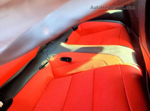 1FA6P8AM6G5267846 2016 FORD MUSTANG Red უკანა სავარძლების ხედი