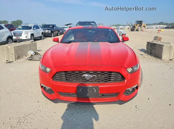 1FA6P8AM6G5267846 2016 FORD MUSTANG Red წინა ხედი