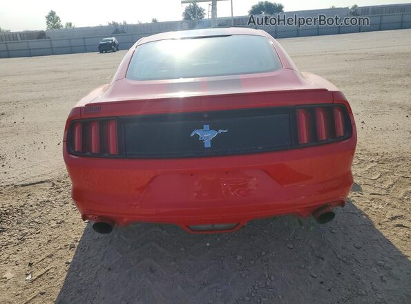 1FA6P8AM6G5267846 2016 FORD MUSTANG Red უკანა ხედი