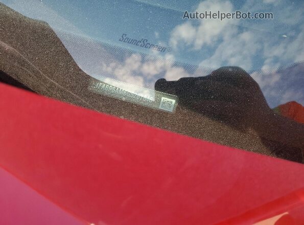 1FA6P8AM6G5267846 2016 FORD MUSTANG Red ძრავის განყოფილების ხედი