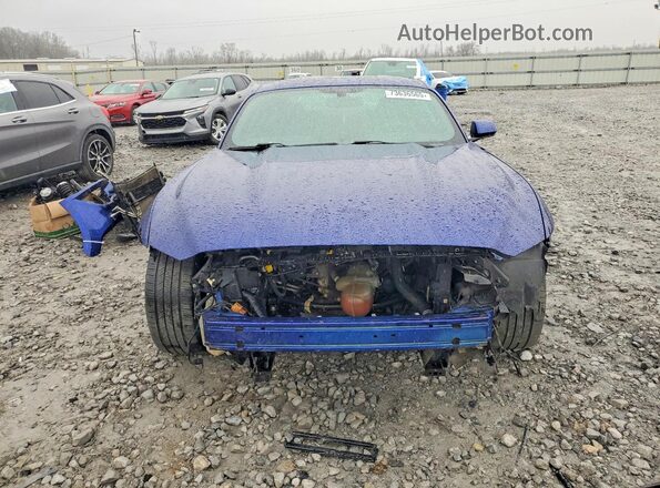 1FA6P8AM6G5325924 2016 FORD MUSTANG Blue Widok z przodu