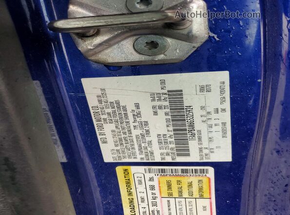 1FA6P8AM6G5325924 2016 FORD MUSTANG Blue Widok komory silnika