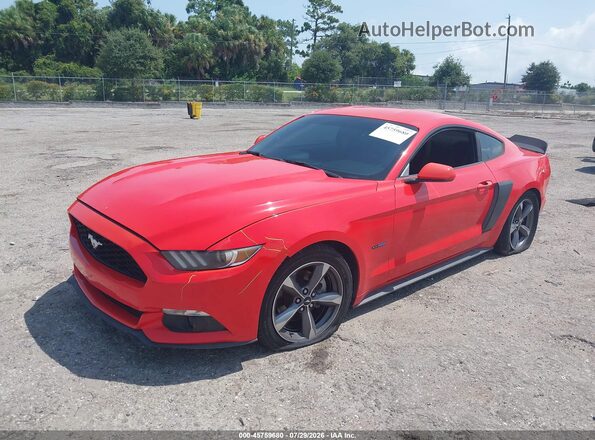 1FA6P8AM7G5228795 2016 FORD MUSTANG Orange Front left