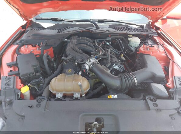 1FA6P8AM7G5228795 2016 FORD MUSTANG Orange Rear view