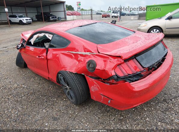 1FA6P8AM8G5205106 2016 FORD MUSTANG Red Trasero izquierdo