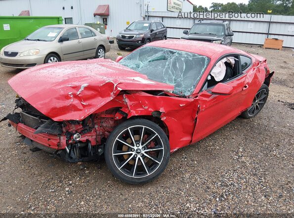 1FA6P8AM8G5205106 2016 FORD MUSTANG Red Vista tres cuartos delantera izquierda