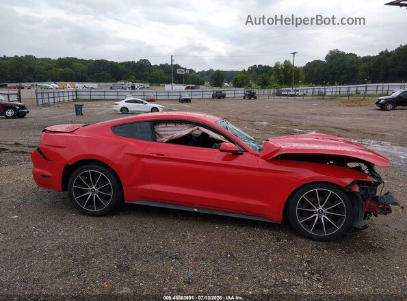 1FA6P8AM8G5205106 2016 FORD MUSTANG Red Vista interior trasera