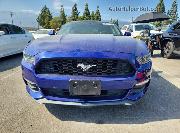 1FA6P8AM8G5257366 2016 FORD MUSTANG Синий Вид спереди