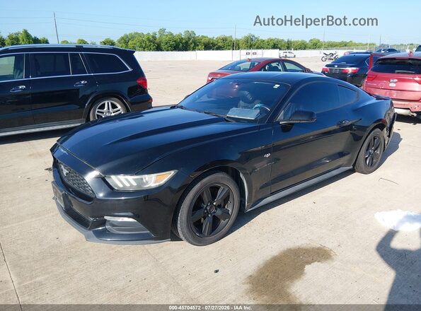 1FA6P8AM8G5266939 2016 FORD MUSTANG Black Առջևի ձախ երեք քառորդ տեսարան