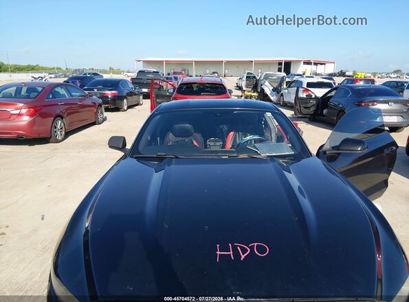 1FA6P8AM8G5266939 2016 FORD MUSTANG Black Հետևի տեսք