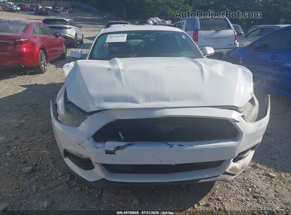 1FA6P8AM8G5288732 2016 FORD MUSTANG Белый Вид щитка приборов
