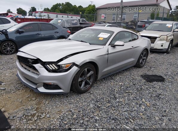 1FA6P8AM8G5327142 2016 FORD MUSTANG Silver Przód lewy