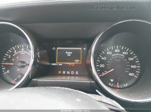 1FA6P8AM8G5327142 2016 FORD MUSTANG Silver Widok tylnych siedzeń