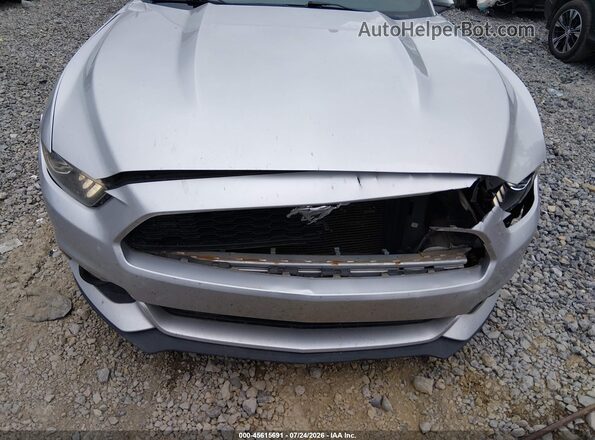 1FA6P8AM8G5327142 2016 FORD MUSTANG Silver Widok z przodu