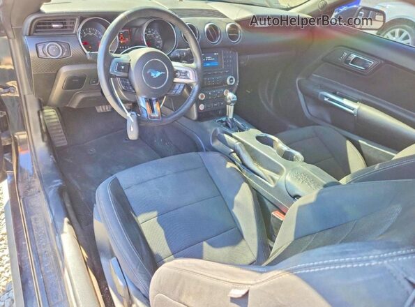 1FA6P8AM8H5202319 2017 FORD MUSTANG Black Вид панелі приладів
