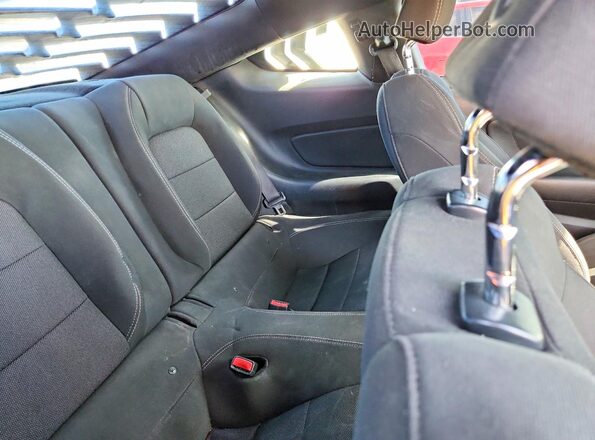 1FA6P8AM8H5202319 2017 FORD MUSTANG Black Вид задніх сидінь