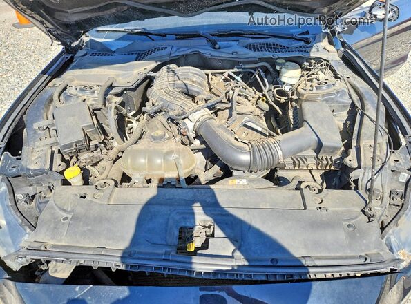 1FA6P8AM8H5202319 2017 FORD MUSTANG Black Вид задньої частини салону
