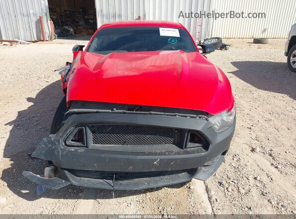 1FA6P8AM9G5271311 2016 FORD MUSTANG Red Widok zestawu wskaźników