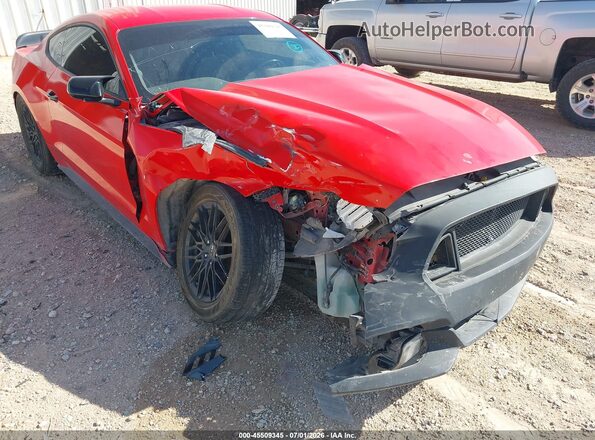 1FA6P8AM9G5271311 2016 FORD MUSTANG Red Widok z przodu