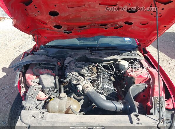 1FA6P8AM9G5271311 2016 FORD MUSTANG Red Widok z tyłu