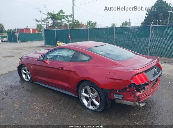 1FA6P8AM9G5332320 2016 FORD MUSTANG Red Rear left