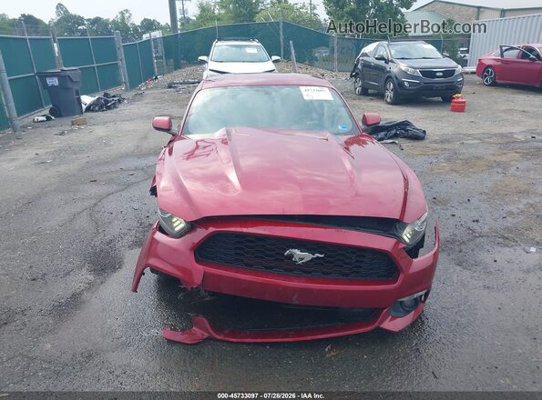 1FA6P8AM9G5332320 2016 FORD MUSTANG Red Rear interior view