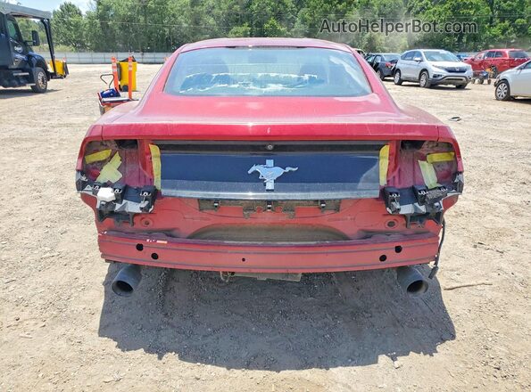 1FA6P8AM9H5345683 2017 FORD MUSTANG Maroon უკანა ხედი