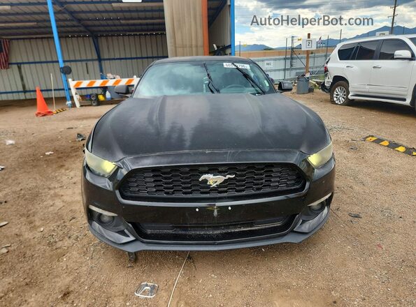 1FA6P8AMXG5222425 2016 FORD MUSTANG Black წინა ხედი