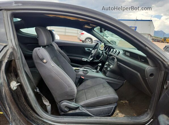 1FA6P8AMXG5222425 2016 FORD MUSTANG Black უკანა სავარძლების ხედი
