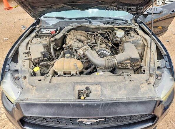1FA6P8AMXG5222425 2016 FORD MUSTANG Black უკანა სალონის ხედი