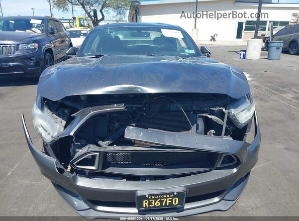 1FA6P8AMXG5230427 2016 FORD MUSTANG Gray Vista del cuadro de instrumentos