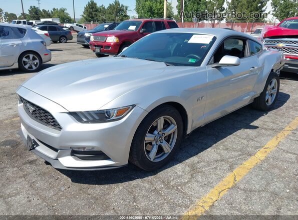 1FA6P8AMXG5259880 2016 FORD MUSTANG Silver Vista tres cuartos delantera izquierda